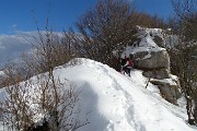 83 Pestando neve sulle creste del Parlongone